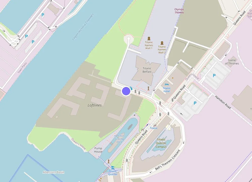 Map: Residence Inn by Marriott Belfast Titanic Quarter